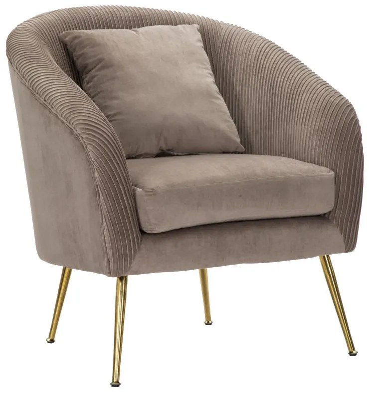 Fotoliu BUDAPEST, gri, (cm) 70X72X80