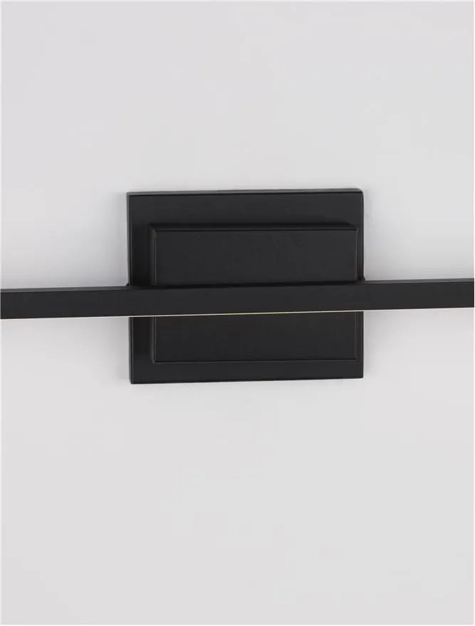 Aplica LED pentru oglinda / tablou AZURE negru L-90,5cm
