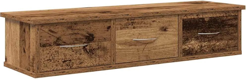 vidaXL Dulap de perete, lemn învechit, 88x26x18,5 cm, lemn prelucrat