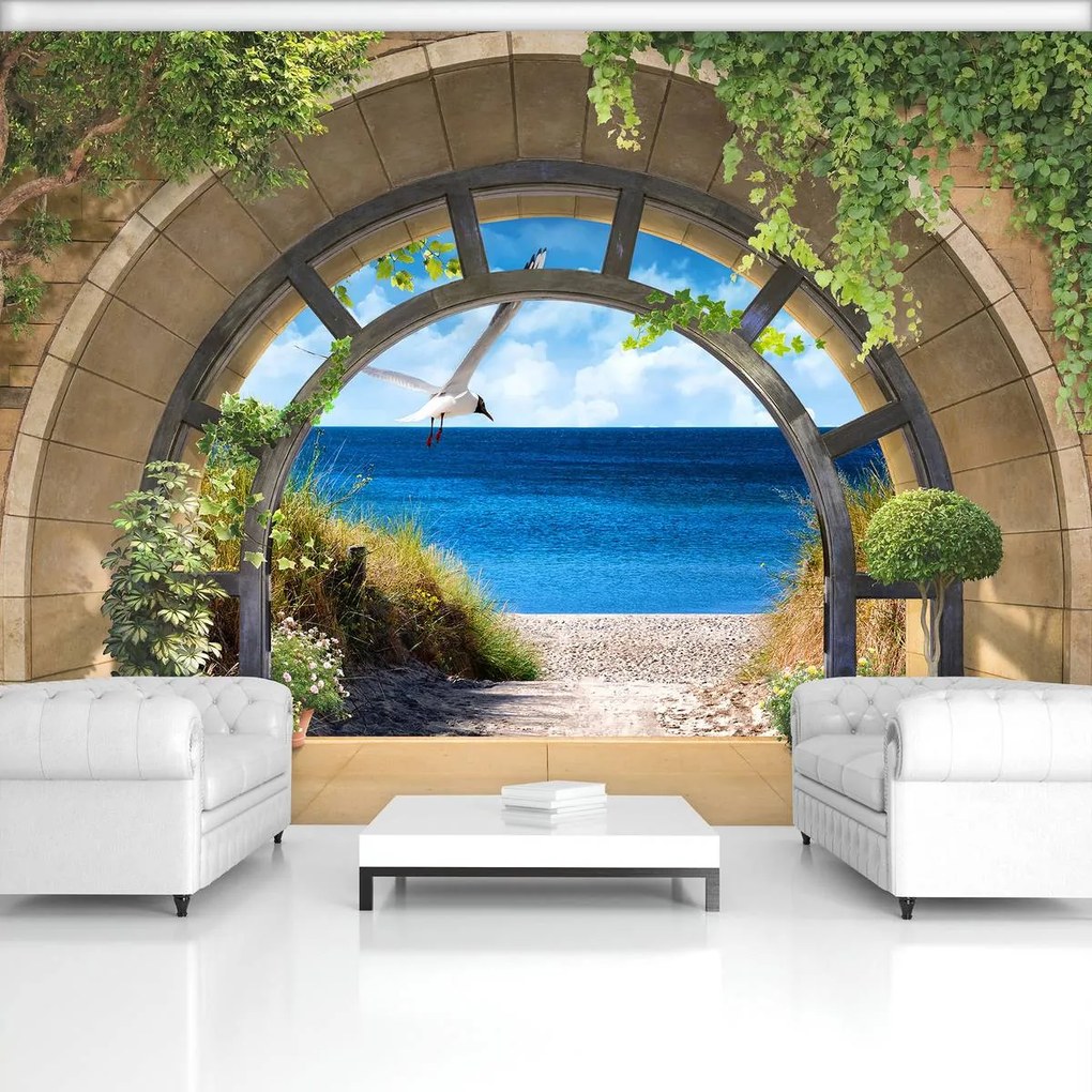 Fototapet - Privire spre mare (152,5x104 cm)