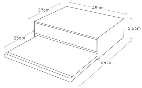 Raft suplimentar din metal Tower – YAMAZAKI