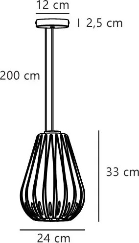 Lustra, Pendul cu abajur din sticla Sallino
