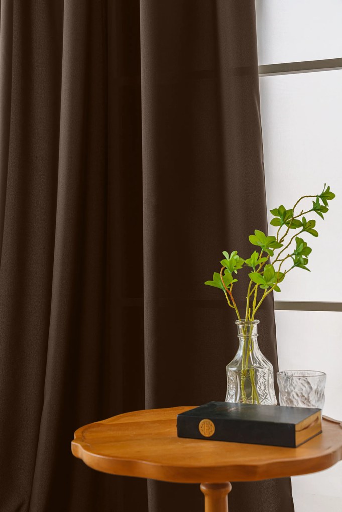 Perdea maro scortisoara OXFORD 140x270 cm Agatat: Rejansa