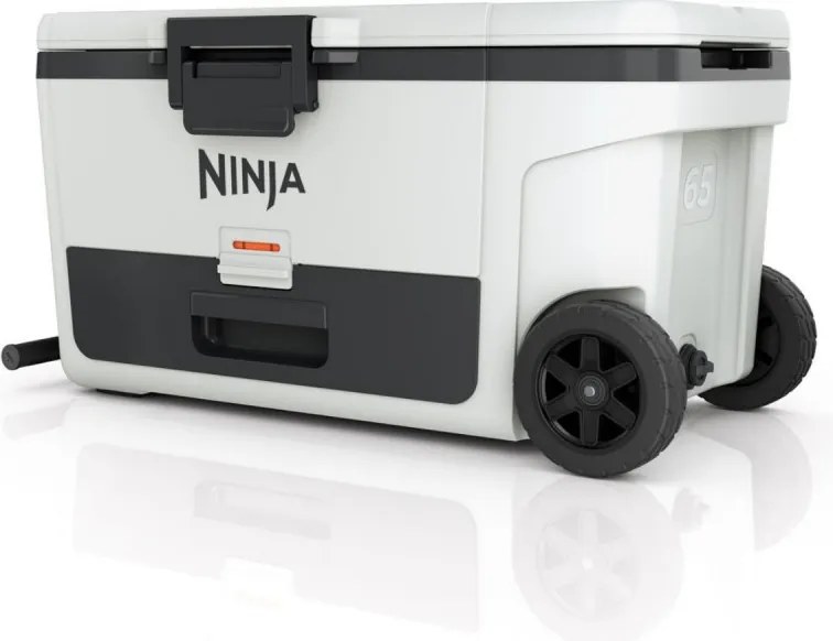 Lada frigorifica Ninja FrostVault FB265EUUKWH, 61,5 l, Pasiva, 97 doze, Pastreaza gheata pana la 6 zile, Compartiment uscat, Roti, Alba
