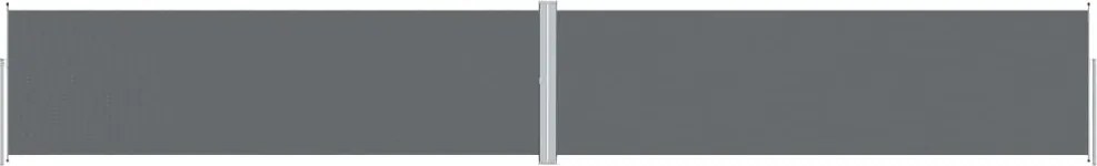 vidaXL Copertină laterală retractabilă, antracit, 180x1200 cm