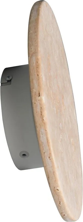 Aplică de perete alb mat LED cu intensitate reglabilă din piatră Bobbin – Trio Select