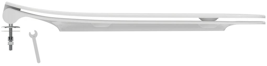 Capac wc soft close duroplast Ideal Standard Strada II Slim alb lucios