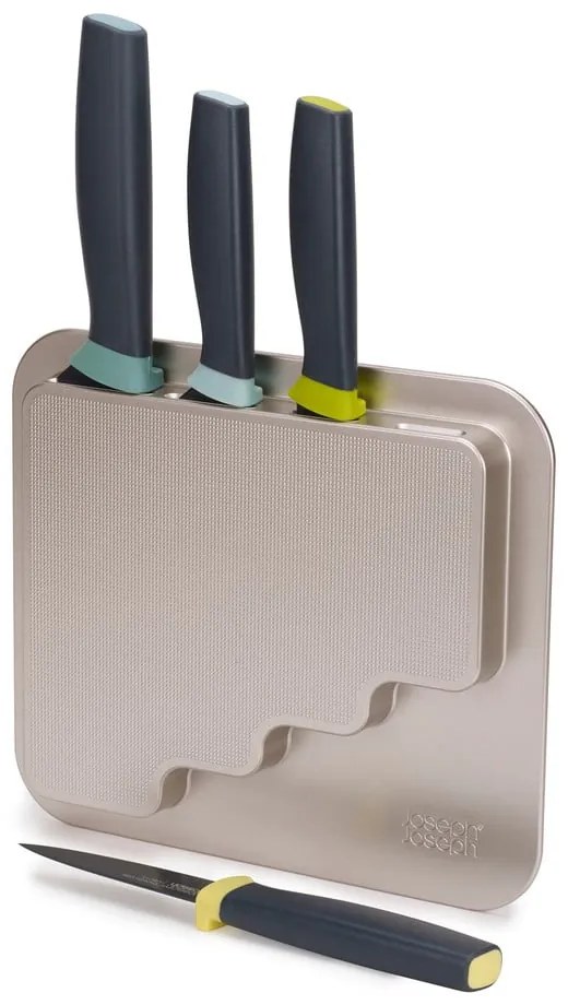 Set de cuțite cu suport din oțel inoxidabil 4 buc. DoorStore™ – Joseph Joseph