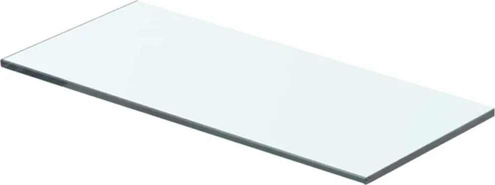 vidaXL Raft din sticlă transparentă, 40 x 12 cm