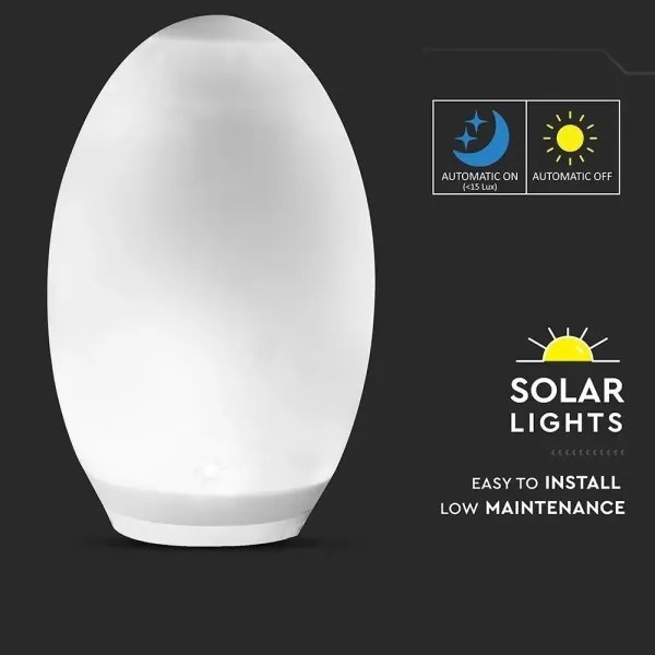 Lampă solară LED RGB decorativă 0,2W/1xAA IP44 500 mAh