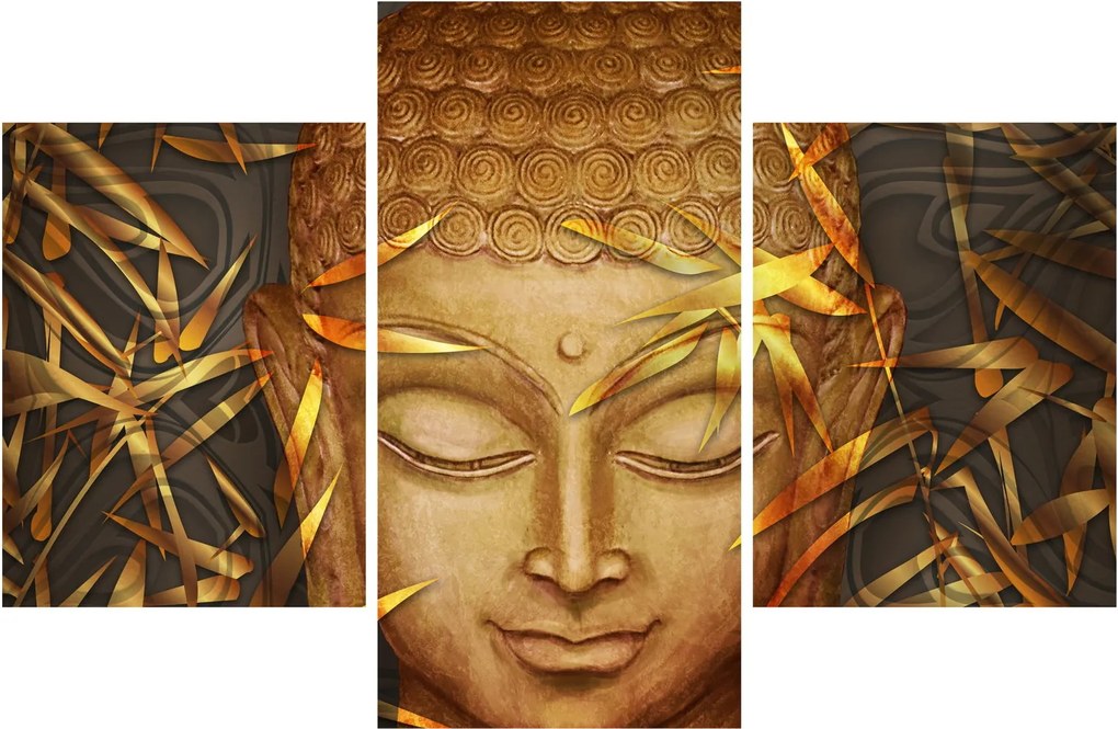 Tablou - Buddha de aur (90x60 cm)