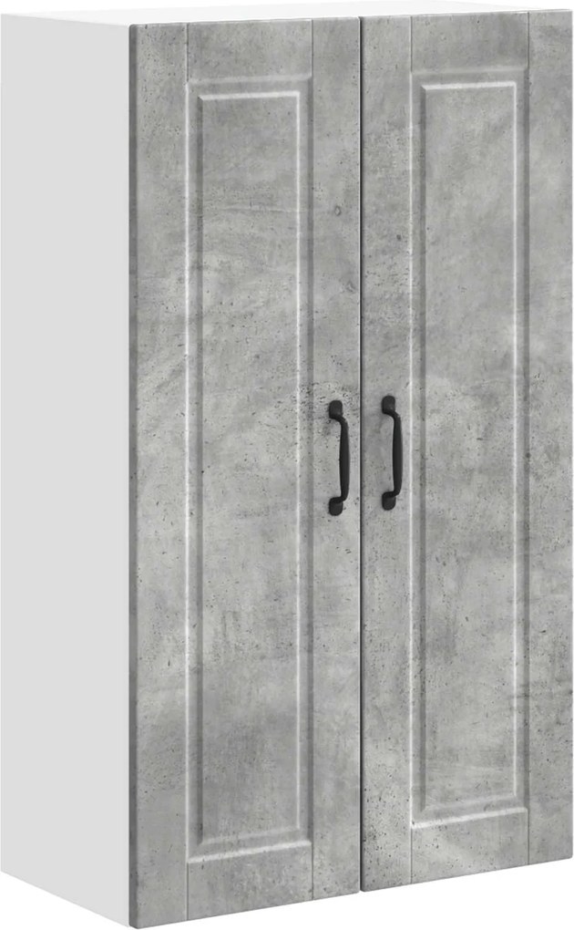 vidaXL Dulap de bucătărie Gri din beton 60 x 31 x 100 cm Lemn compozit