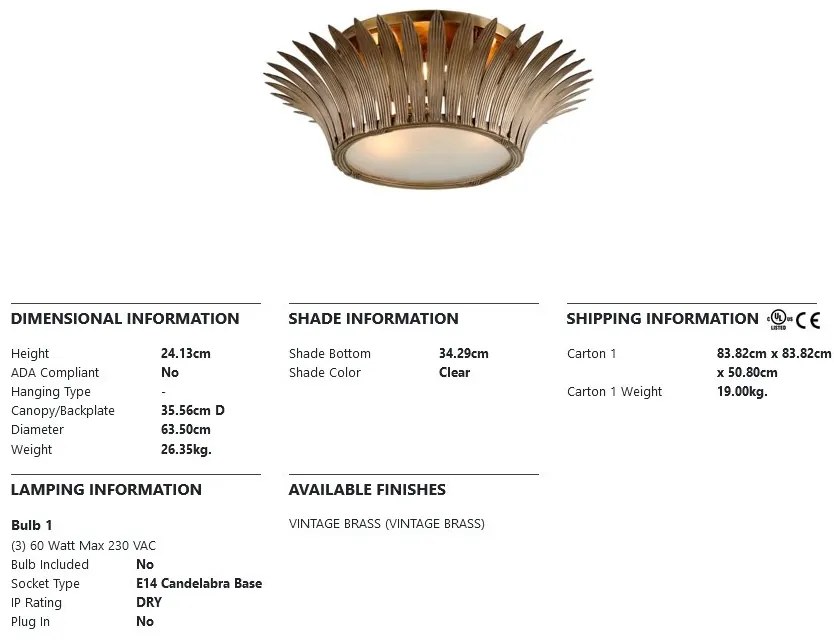 Plafoniera LUX design neoclasic ROMANOV