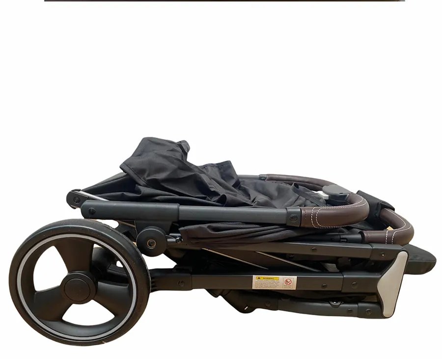 Carucior sport cu pliere compacta tip troller, 6-36 luni, Negru - CPC-23-negru
