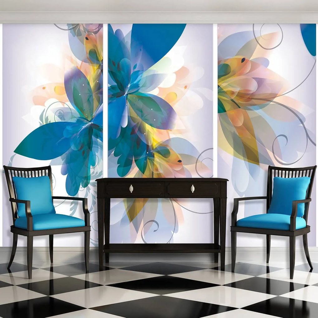 Fototapet - Arta din flori - abstact (152,5x104 cm)