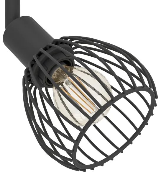 Spot Eglo 901042 SONNINO 4xE14/40W/230V negru