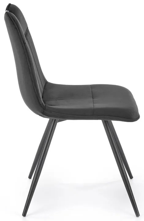 Scaun de bucaterie Olindo, negru