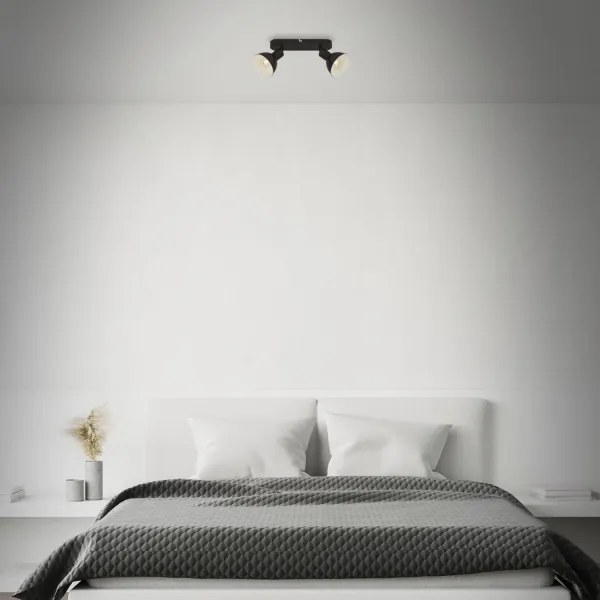 Spot Briloner 2674-025 RETRO 2xE14/25W/230V negru