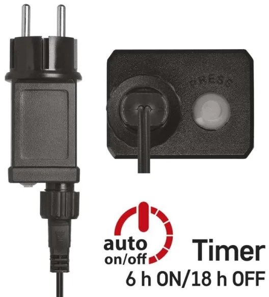 Ghirlandă LED de exterior 150 LED, 20 m, IP44, alb cald