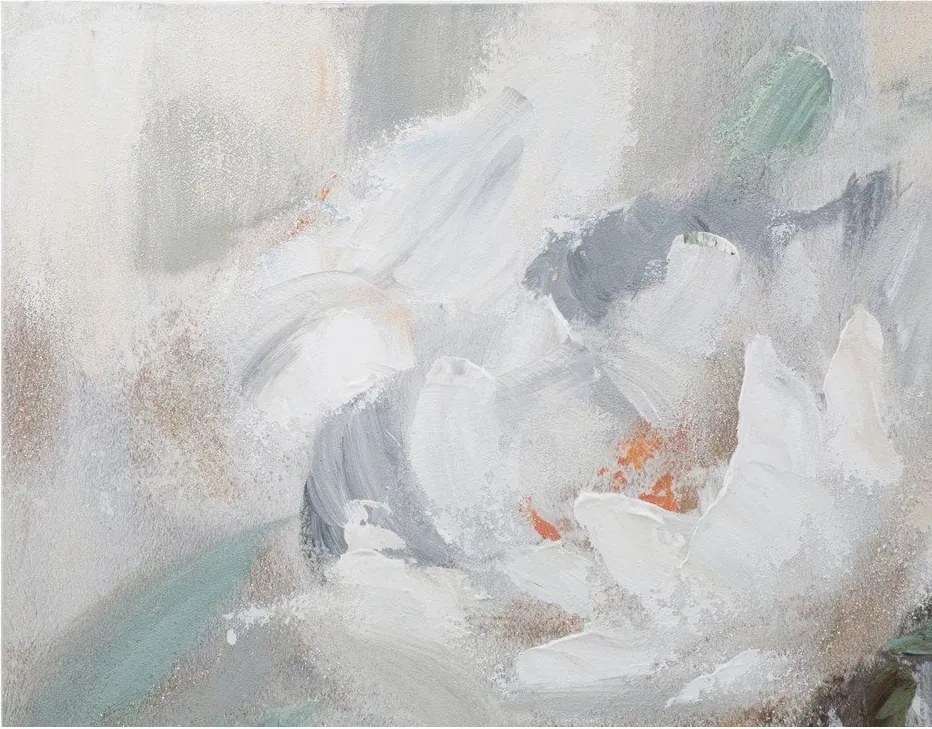 Tablou pictat manual 80x100 cm Flower – Mauro Ferretti