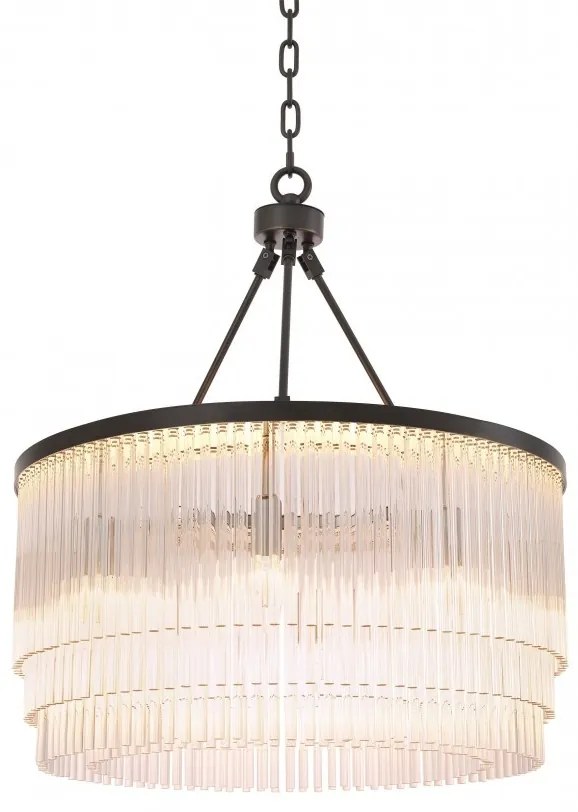 Lustra suspendata design elegant Hector S, bronz 114719 HZ