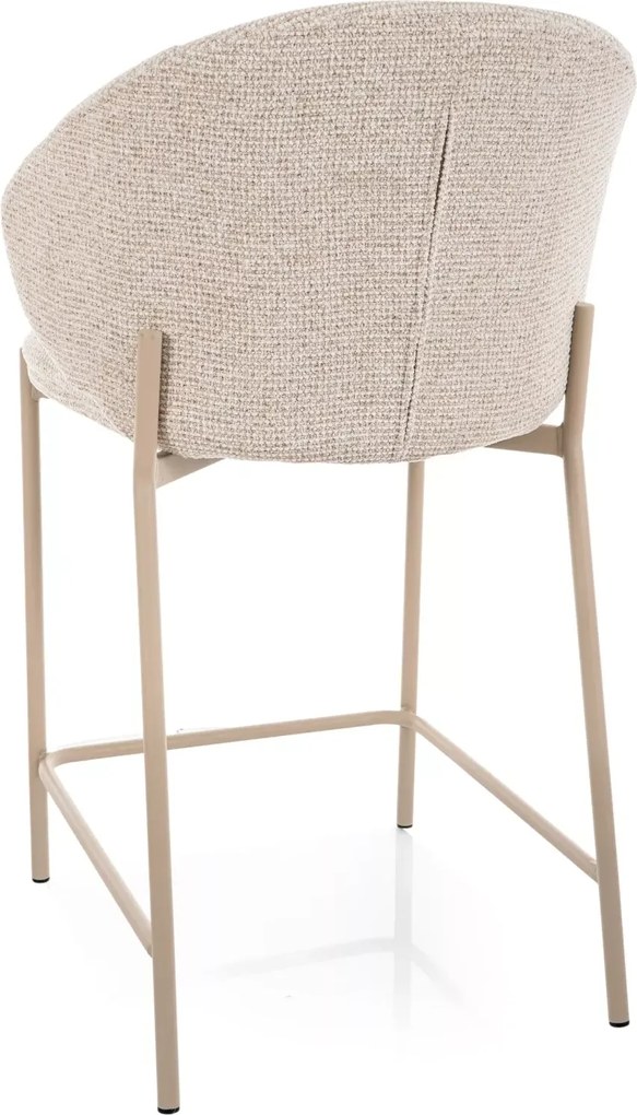 Scaun de bar KIOTO, casmir / bej deschis
