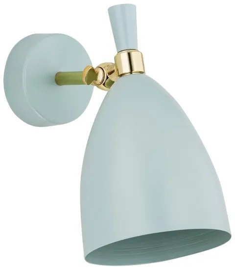 Aplică CHARLOTTE 1xE27/15W/230V albastră/aurie Argon 4700