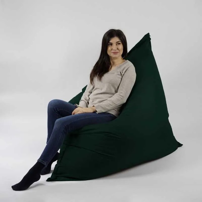 Fotoliu tip Perna Magic Pillow, Material impermeabil - Verde Tuborg