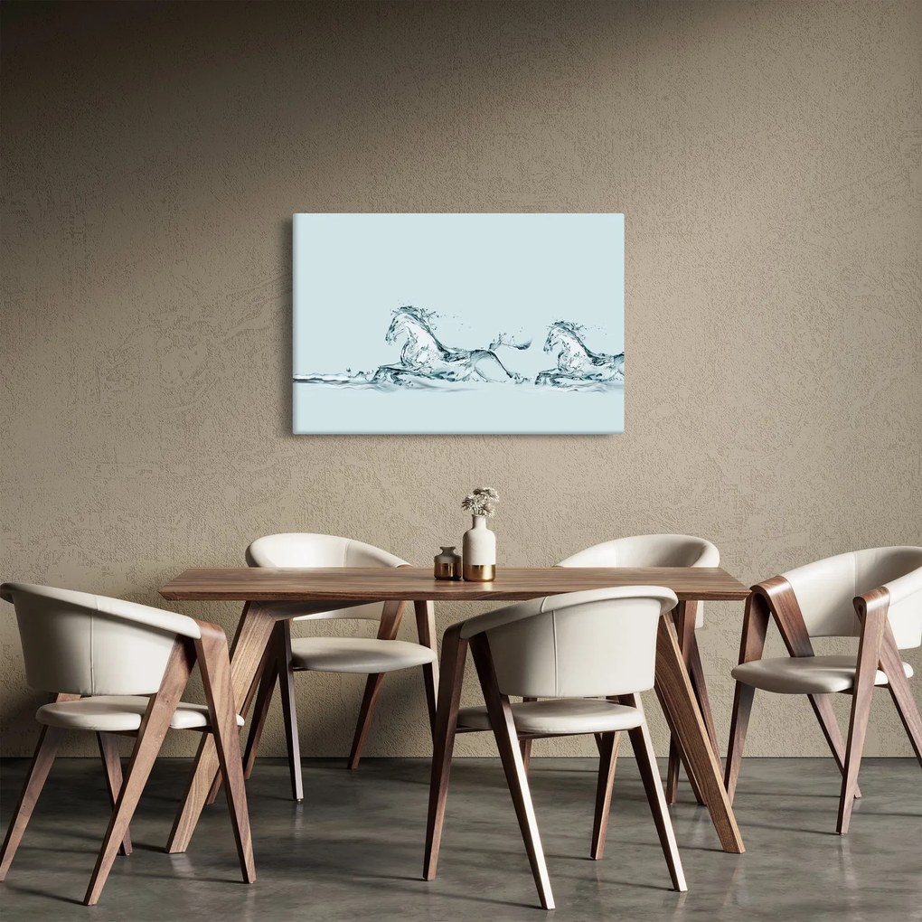 Tablou - Cai din picături de apă (90x60 cm)