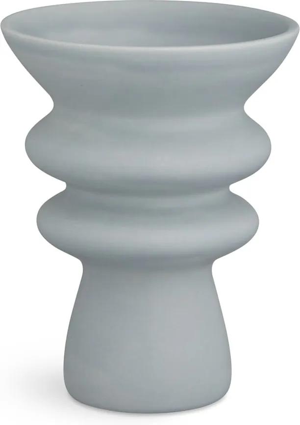Vază din ceramică Kähler Design Kontur, înălțime 20 cm, gri albastru