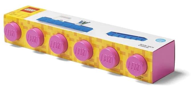 Raft de perete pentru copii LEGO® Sleek, roz