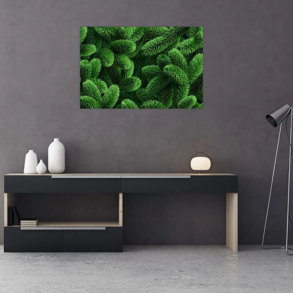 Tablou - Ramuri de conifere (90x60 cm)