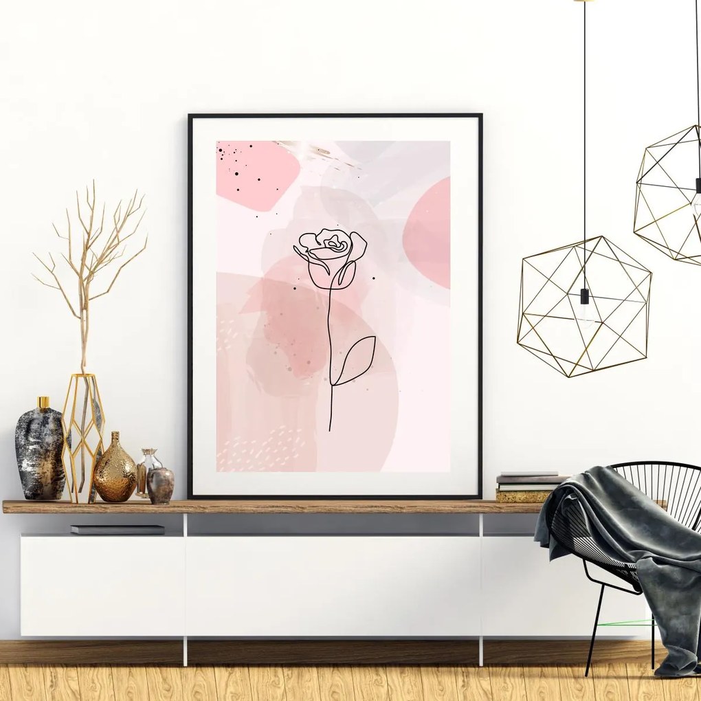 Poster - Trandafir (A4)