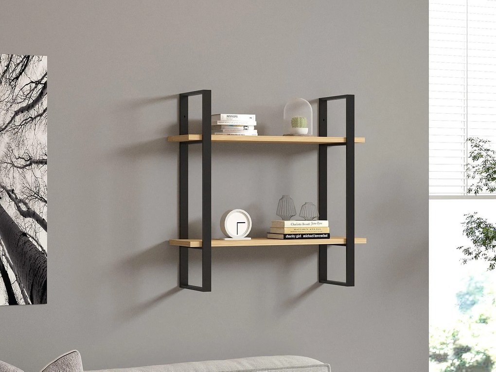 Raft Mivenu (stejar zafir + negru) . 1095994
