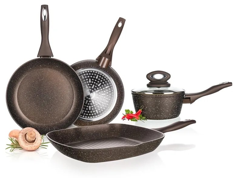 Tigaie Banquet, cu suprafaţă non-aderentăPremium Dark Brown 24 cm, 24 cm