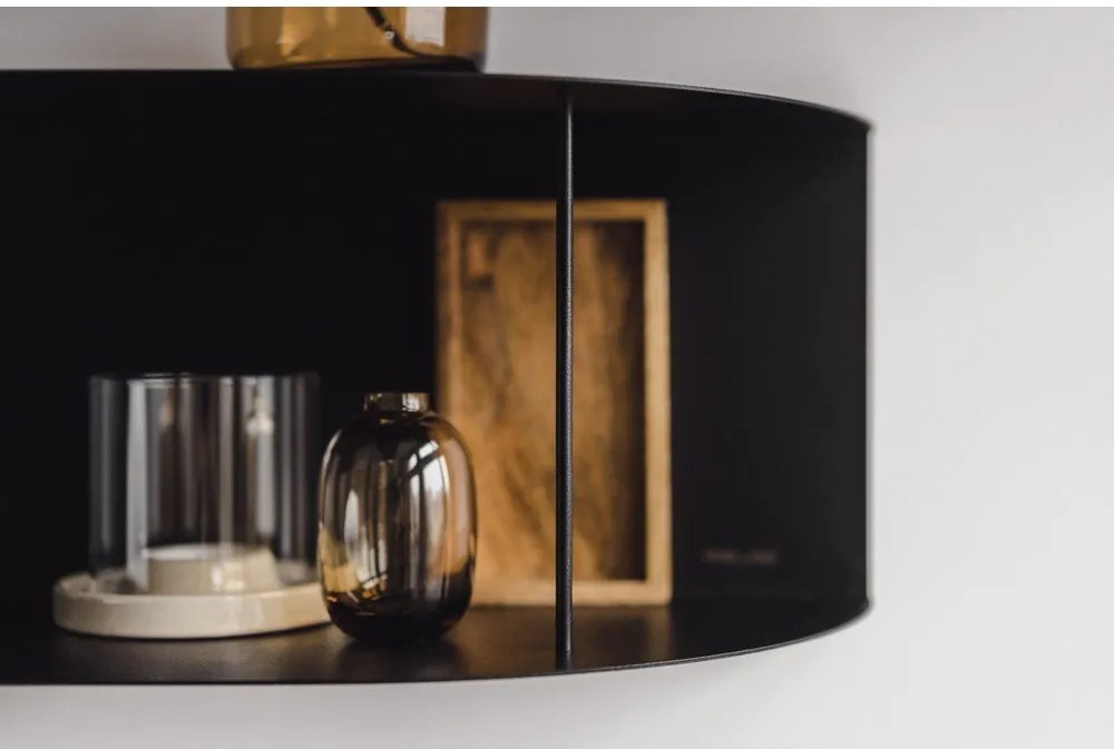 Raft albastru închis etajat din metal 60 cm Lina – noo.ma