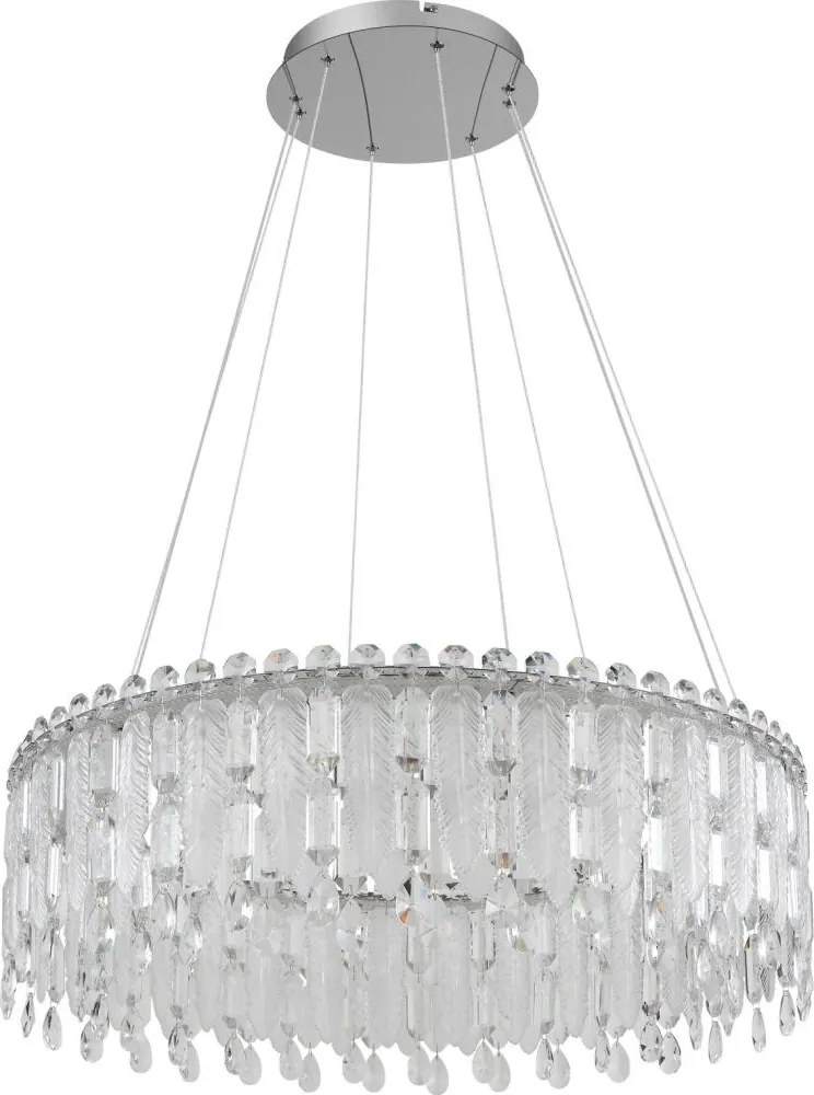 Globo 67176-78 - Lustru LED suspendat pe cablu KLUNKA LED/78W/230V 2700-6000K + telecomandă
