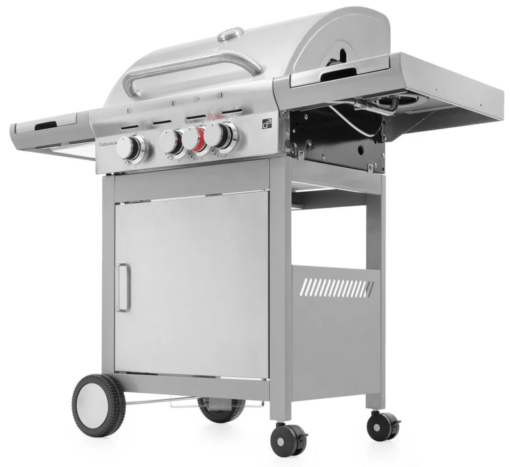 Grătar cu gaz G21 California BBQ Premium line 4arzătoare + reductor gratuit