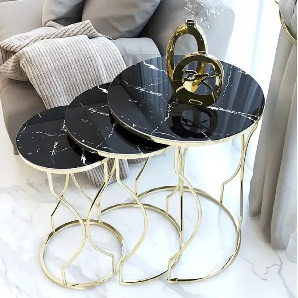 Set masuta de cafea, sticla, seria 259, Homs, 3 buc, 5008