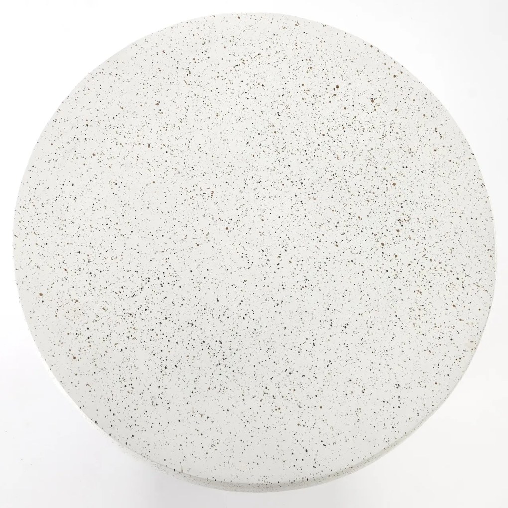 Masuta de cafea Giza alba - H53 cm