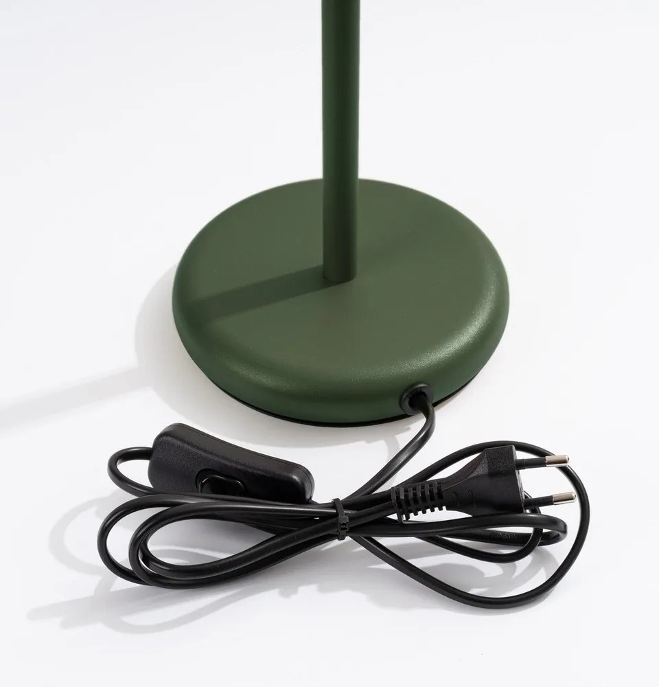 Veioză verde (înălțime 43 cm) Gleam – Sollux