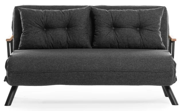 Canapea extensibilă Sando 2 Dark Grey
