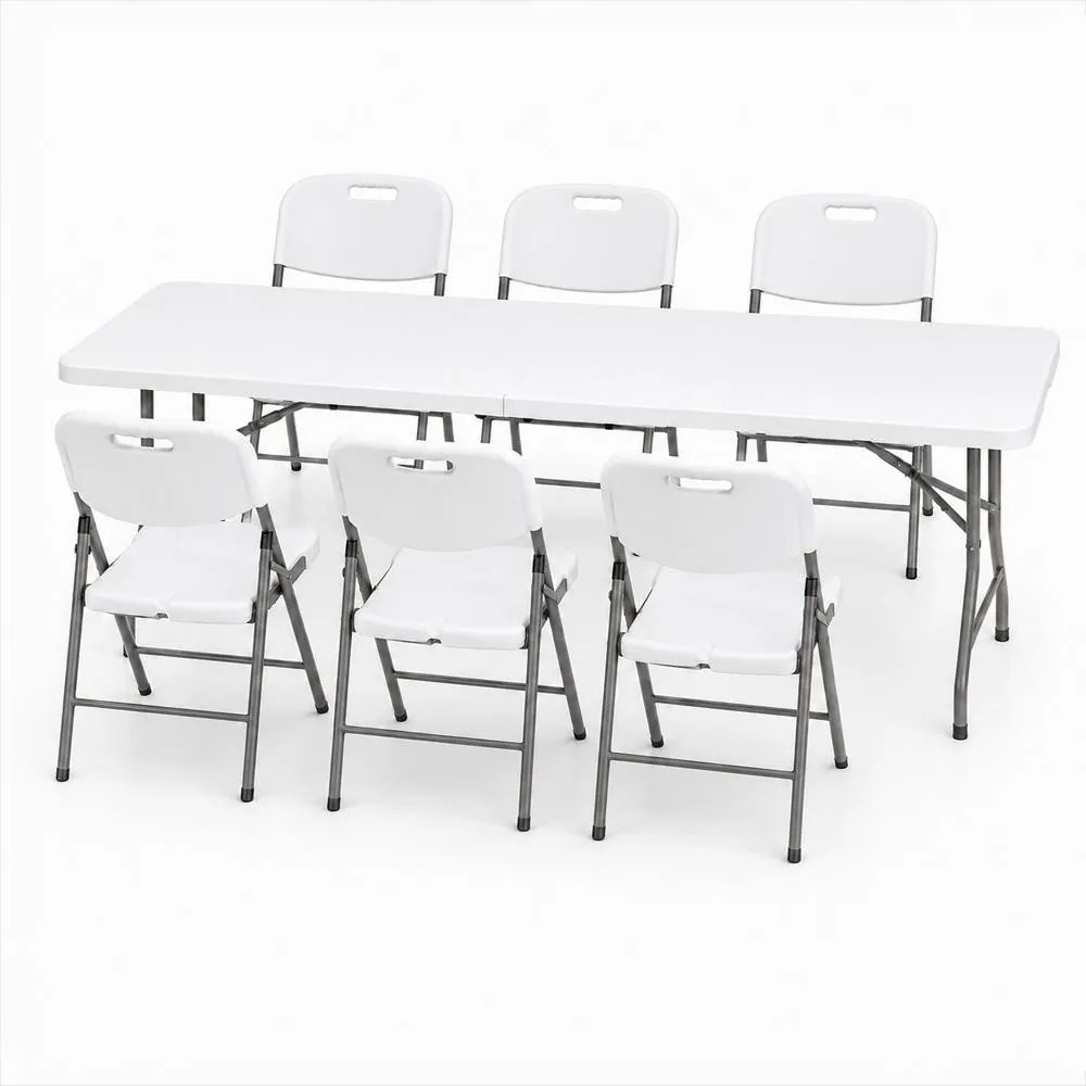 Set catering/camping - masă ESSEN + 6x scaune BERLIN