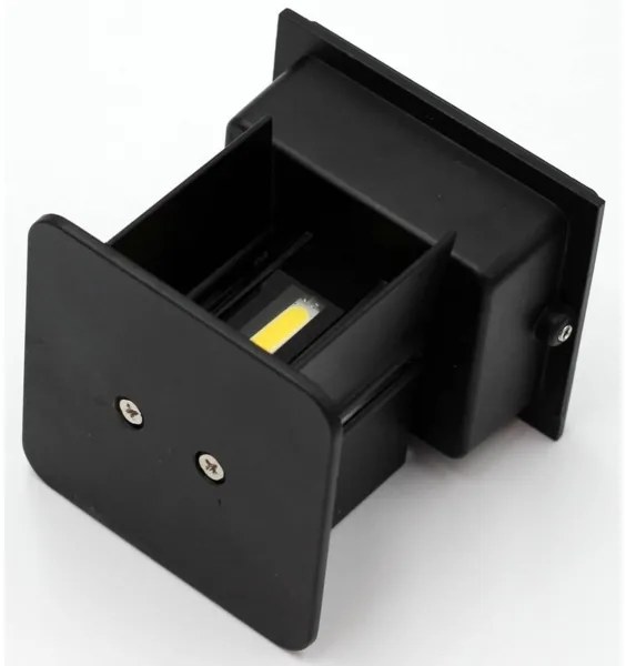 Aplică LED de exterior 2xLED/3W/230V IP54 neagră