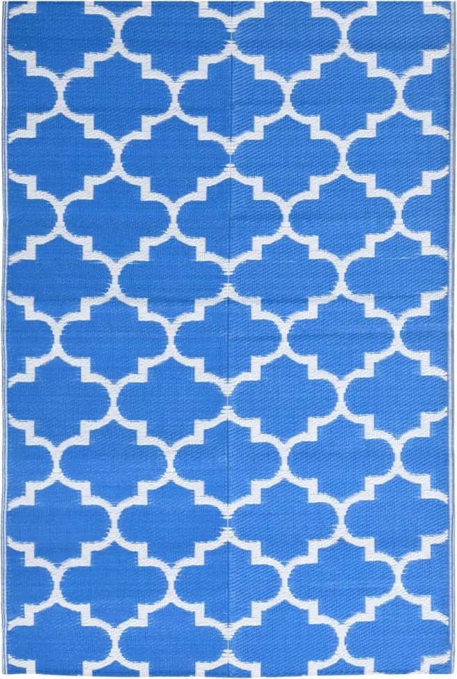 vidaXL Covor de exterior, ARAKIL albastru, 190x290 cm, PP