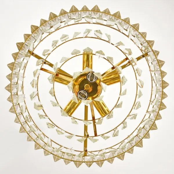 Brilagi - Lustră aplicată CRISTAL 5xE14/40W/230V Ø 43 cm