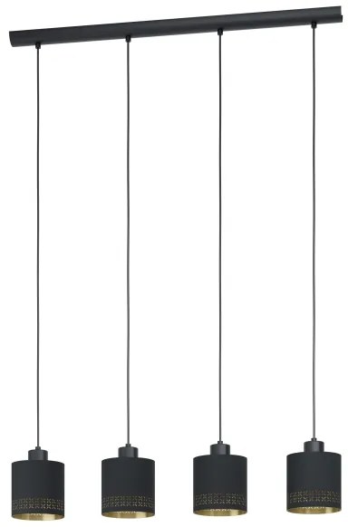 Eglo 99275 - Lustră pe cablu ESTEPERRA 4xE27/28W/230V