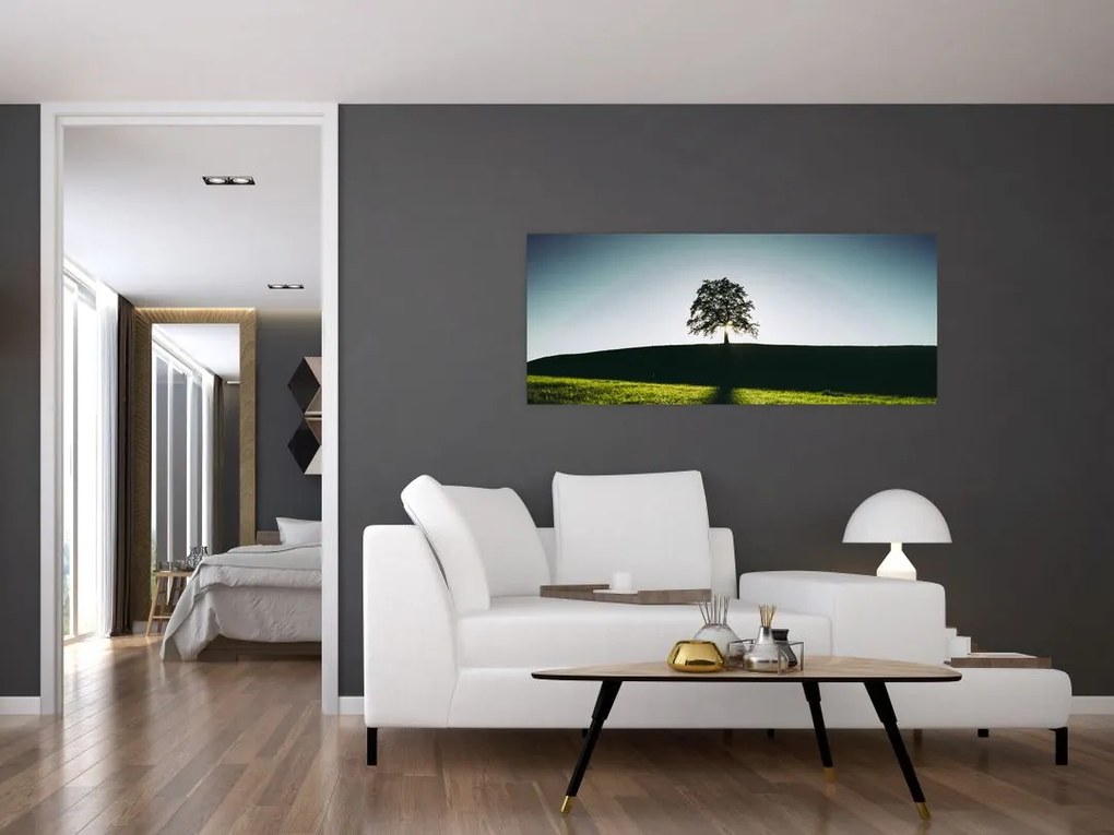 Tablou cu natura - copac (120x50 cm)