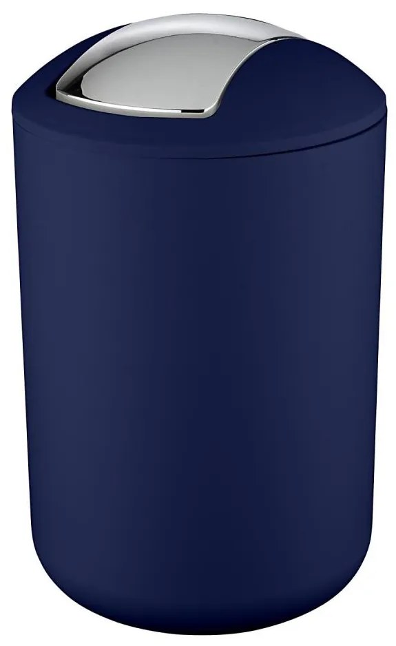 WENKO 22521100 - Coș de gunoi BRASIL 19,5x31 cm albastru/crom lucios