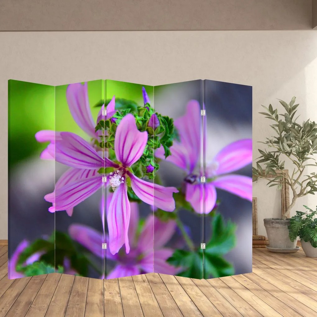 Paravan - Floarea detailat (210x170 cm)